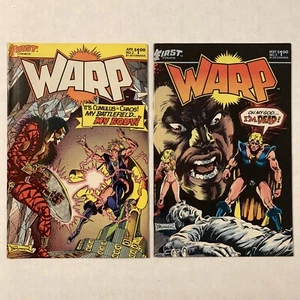 Warp #2 #3 Comic Books Lot First Comics Frank Brunner Lord Cumulus Vs Chaos 1983 - Picture 1 of 5