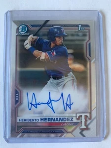 2021 Bowman Chrome Heriberto Hernandez 1st Prospect Auto Autograph #CPA-HH (1) - Picture 1 of 2