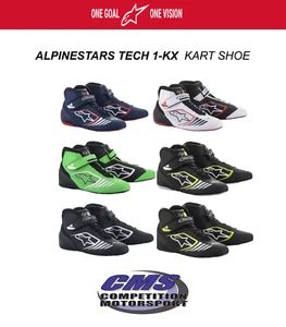 ALPINESTARS TECH 1-KX KART RACING SHOES AUTHORIZED USA DEALER FREE SHIPPING - Picture 1 of 17