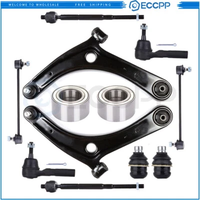 Barra estabilizadora de extremo de varilla de amarre de rótula de brazo de control delantero 12 unidades para Jeep Compass 2007-2014 Foto 1 de 4