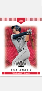 2020 TOPPS TBT 2007 TRIPLE THREADS DESIGN SET #2 CARD RAYS EVAN LONGORIA #11 - Picture 1 of 1