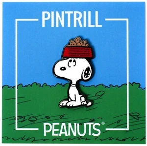 ⚡RARE⚡ PINTRILL x PEANUTS Snoopy's Bowl Snoopy Pin *BRAND NEW* - Picture 1 of 2
