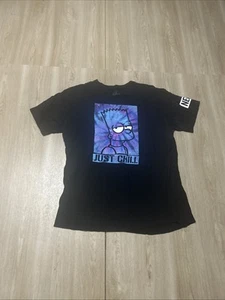 Neff X The Simpsons Black T-Shirt Men’s Size XL - Picture 1 of 4