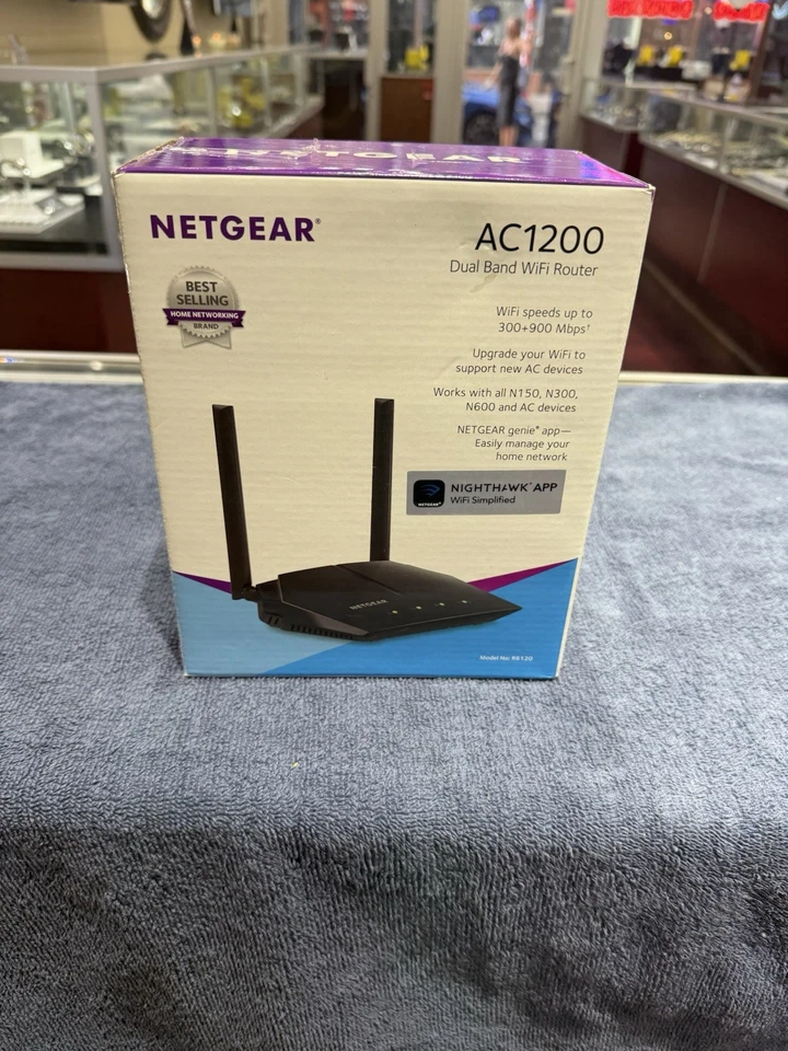 NETGEAR AC1200 Dual Band WiFi Router Wireless Internet - Image 1 of 4