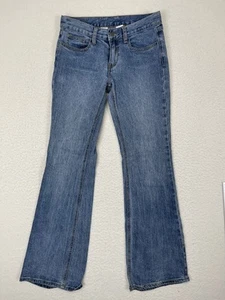J. Galt Womens Bootcut Flair Blue Denim Jeans Sz S Y2K - Picture 1 of 9