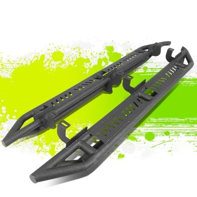 FOR 18-22 JEEP WRANGLER JL PAIR 6.75"OD ARMOR ROCK SLIDERS SIDE STEP NERF BAR 19 - Image 1 of 4