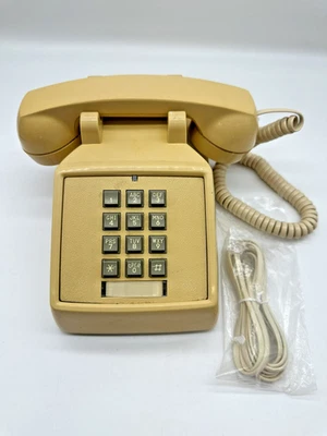 Teléfono Premier Vintage Beige Pulsador Táctil 1989 North Supply Co. Foto 1 de 4