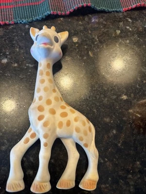 Sophie The Giraffe Vintage Rubber Squeaker Squeaky Toy Teether Teething Baby - Image 1 of 4