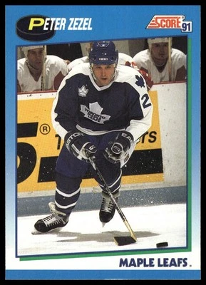 1991-92 Score Canadian Bilingual #489 Peter Zezel - Image 1 of 2