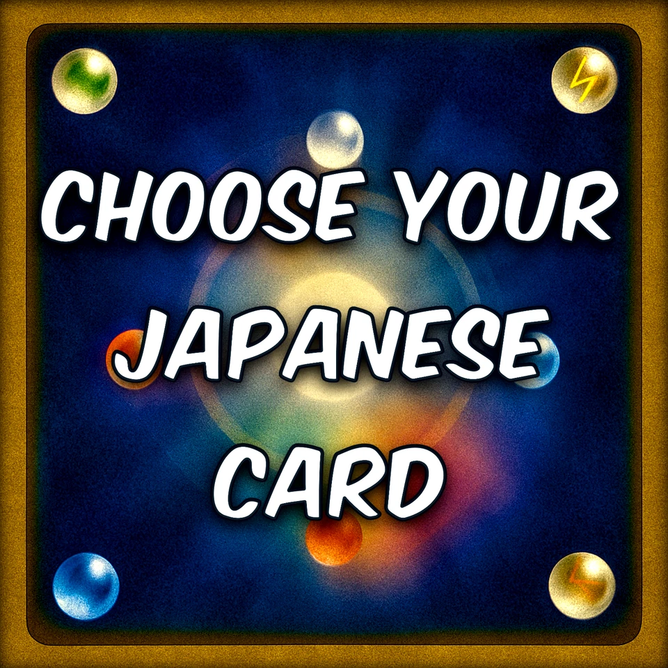 Japanese Pokemon Cards: Choose Your Card - Image 1 of 1
