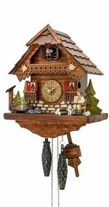 Reloj Cuco Cuarzo Casa Bosque Negro KA 2652 QK NUEVO - Imagen 1 de 1