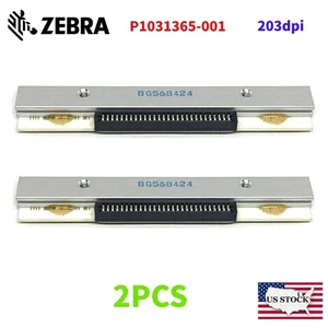 2PCS Zebra P1031365-001 Thermal Printhead Print Head for QLN 320 203dpi Printer - Afbeelding 1 van 3
