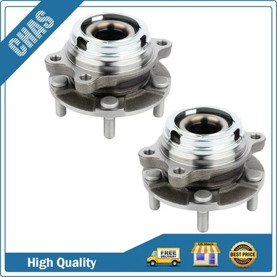 Par (2) de cojinetes de cubo de rueda delantera para Nissan Murano 2009-2014 Quest 2011-2017 Foto 1 de 4