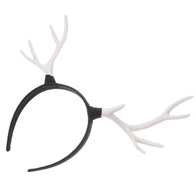 1pc Xmas Party Cosplay Headband Reindeer Antler Headband Decorative Headdress - Image 1 of 4