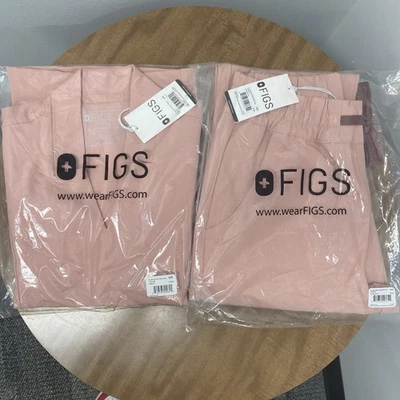 Conjunto Exfoliante FIGS Rosa Arena Top e Inferior Talla XXS-Slim / XXS-T A14001 y W23SW2014T Foto 1 de 4