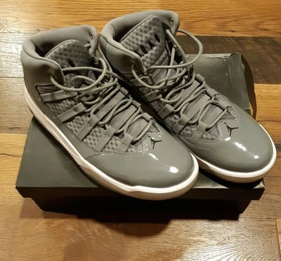 Nike Hombres Air Jordan Max Aura AQ9084-010 Gris Zapatos Tenis Talla 13 W Caja LIMPIO Foto 1 de 4