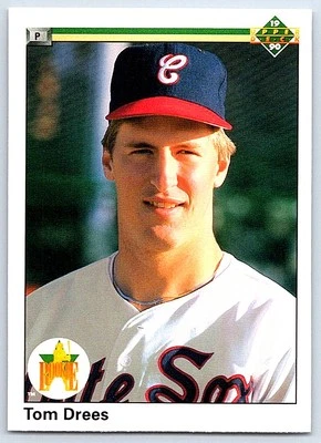 1990 Upper Deck Tom Drees Rookie Chicago White Sox #3 - Image 1 of 2