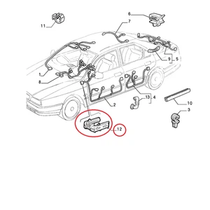 GUIDA FERMO CAVI ALFA 166 - LANCIA KAPPA ORIGINALE 46420269 - Foto 1 di 1