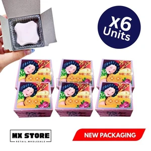 6X Chinese Traditional Powder Sam Fong Hoi Tong Face White Mind Makeup Pink - Picture 1 of 9