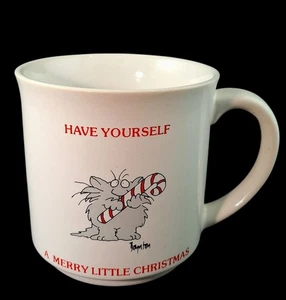 Taza vintage de productos de papel reciclado Sandra Boynton "Feliz Navidad" - Imagen 1 de 13