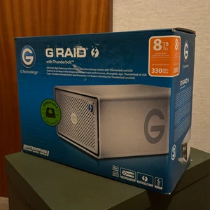 G-Raid 8TB External Hard Drive HDD - with Thunderbolt - Picture 1 of 5