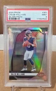 2024 Panini Prizm CALEB WILLIAMS *ROOKIE SILVER PRIZM* #301 graded PSA 9 - Bild 1 von 2
