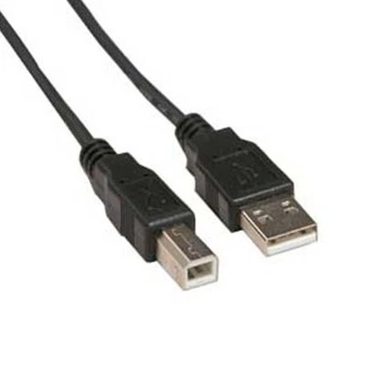3-15Ft USB2.0 A-type Male to USB2.0 B-type Male USB 2.0 M/M Printer Cable Black - Image 1 of 2