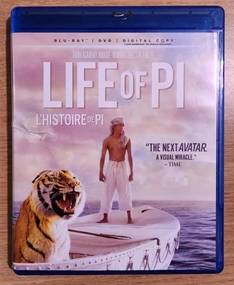 Life of Pi (Blu-ray/DVD, 2013, Widescreen, Bilingual) Suraj Sharma, Irrfan Khan - Image 1 of 2