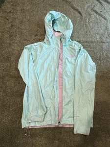 North Face Jacket Womens Medium Hyvent 2.5L Hooded Waterproof Rain Coat - Picture 1 of 10