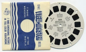 Monterey and Pan American Highway Mexico 1948 View-Master Reel 509 - Picture 1 of 1