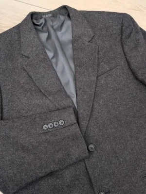 BOTANY 500 Hombre Gris Carbón CAMELLO PELO Abrigo Deportivo Traje Chaqueta Blazer 42L Foto 1 de 4