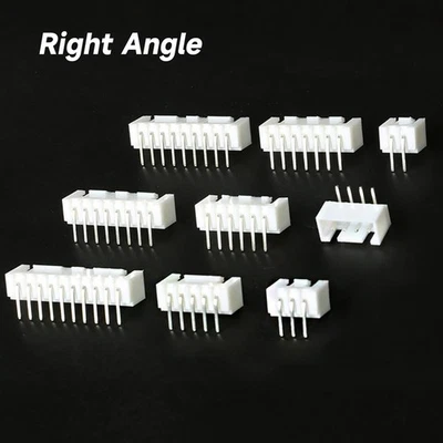 10PCSx Header+Housing XHB2.54 2/3/4/5/6/7/8/9/10P PCB Connectors Straight/Angled - Image 1 of 4