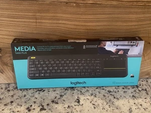 NUEVO EN CAJA Logitech MEDIA K400 PLUS Teclado Táctil Inalámbrico Panel Táctil Incorporado - Imagen 1 de 5