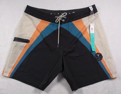 Pantalones Cortos Vissla Para Hombre Talla 32 Multicolor Boardshorts Cordón Bolsillo Elástico Nuevos con Etiquetas Foto 1 de 4