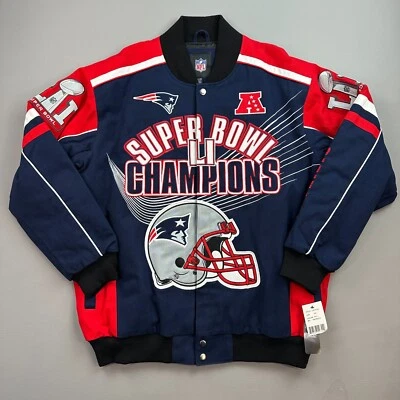 Chaqueta New England Patriots Para Hombre 3XL Azul Snap Up Super Bowl LI Champions Nueva Con Etiquetas Foto 1 de 4