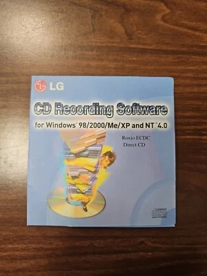 SOFTWARE CD - LG CD RECORDING SOFTWARE ROXIO windows 98/2000/me/xp and nt 4.0 - Image 1 of 2