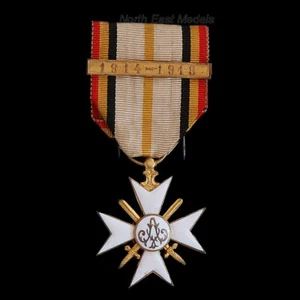 Belgian Civil/Civic Decoration Cross 1914-1918 First Class Medal - Picture 1 of 2