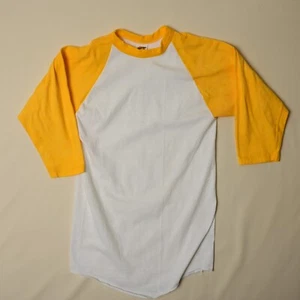 Vintage Original Russell Athletic Gold/white Baseball T-Shirt Size M -3992 - Picture 1 of 6