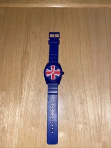 Adidas Blue Union Jack Watch Working - Picture 1 of 5