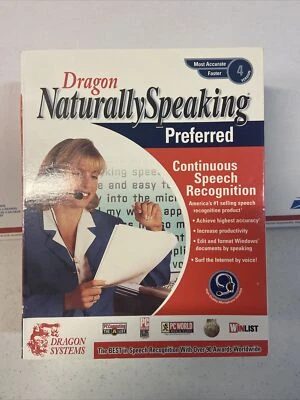Dragon Naturally Speaking Preferred version 4 Continuous Speech Recognition - Image 1 of 4