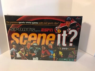 NEW Scene It? The DVD Game Sports ESPN TRIVIA  multiple players ACTION CLIPS + - Image 1 of 3