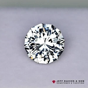 Taglio di precisione - 8,15 ct LAB Zaffiro Bianco - Bagdasarov HDSM - Foto 1 di 2