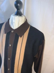 Braun, Bowling Style, Herren Strickjacke 46” Brustumfang - Bild 1 von 10