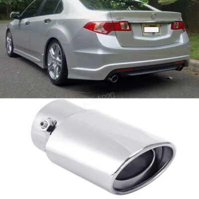 For Acura TL TLX TSX Exhaust Pipe Tip Rear Tail Throat Muffler Stainless Steel Foto 1 de 4