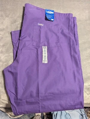 Nuevo con etiquetas Exfoliantes Nascar Para Mujer Talla 3X Púrpura Denny Hamlin #11 Landau Foto 1 de 4