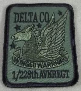 Ejército de los Estados Unidos 1er Batallón - 228º Regimiento de Aviación Parche tenue "Guerreros alados" - Imagen 1 de 1