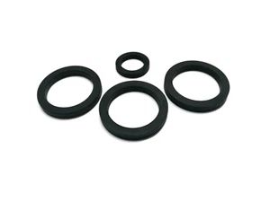 4 Idler Tire Gummi für Reibräder in TESLA CM-130 CM-160 Tonband Tape Recorder - Picture 1 of 8