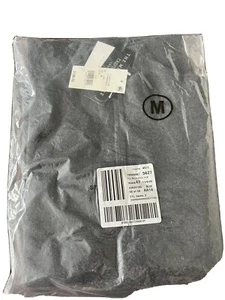 Men’s Bloomingdale’s 100 % Cashmere Sweater Charcoal / Coal Medium New 1/4 Zip - Picture 1 of 4