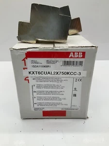 NEU ABB KXT6CUAL2X750KCC-3 XT6 VORDERKLEMMENSATZ - Bild 1 von 7