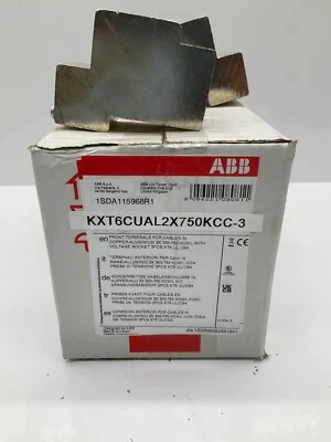 NEW ABB KXT6CUAL2X750KCC-3 XT6 FRONT TERMINAL KIT - Image 1 of 4